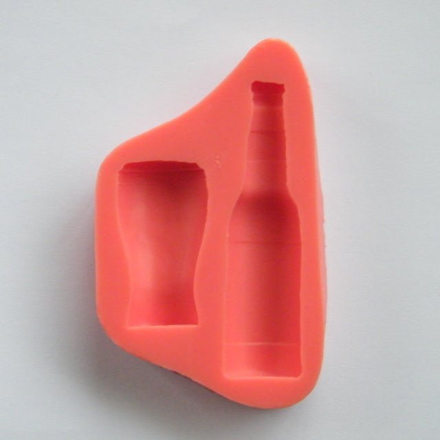 Silicone Mould - Bottle and Glass - Cupcake Sweeties