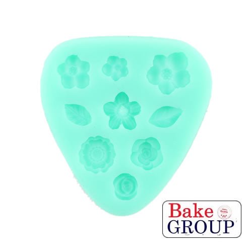 Silicone Mould - Mixed Flowers - Cupcake Sweeties