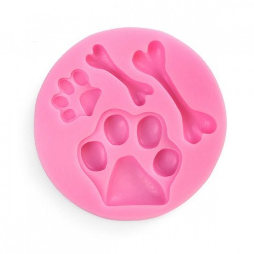 Silicone Mould - Paws and Bones - Cupcake Sweeties