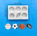 Silicone Mould - Sports Balls (6) - Cupcake Sweeties