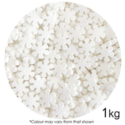 Snowflakes - 100gm - Cupcake Sweeties