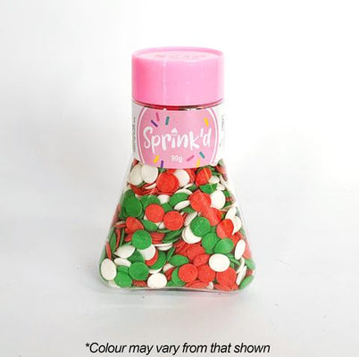 Sprink'd Sequns Confetti Rainbow 7mm | 90g - Cupcake Sweeties