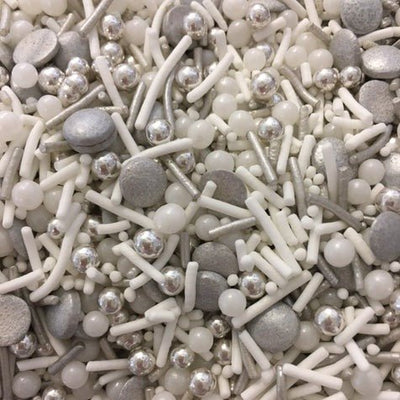 Sprinkle Medley - Silver Fox - 100gm - Cupcake Sweeties