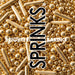 Sprinks - Bubble & Bounce SHINY GOLD (75g) Sprinkles - Cupcake Sweeties