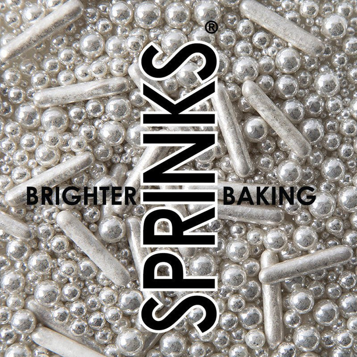 Sprinks - Bubble & Bounce SILVER (75g) Sprinkles - Cupcake Sweeties