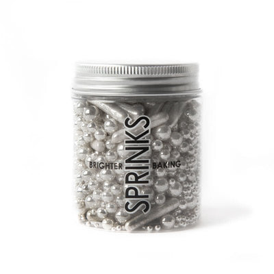 Sprinks - Bubble & Bounce SILVER (75g) Sprinkles - Cupcake Sweeties