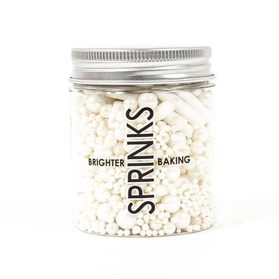 Sprinks - Bubble & Bounce WHITE (75g) Sprinkles - Cupcake Sweeties