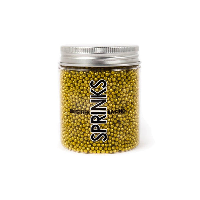 Sprinks - Gold Cachous 2mm (85g) - Cupcake Sweeties