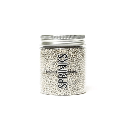 Sprinks - Silver Cachous 2mm (85g) - Cupcake Sweeties
