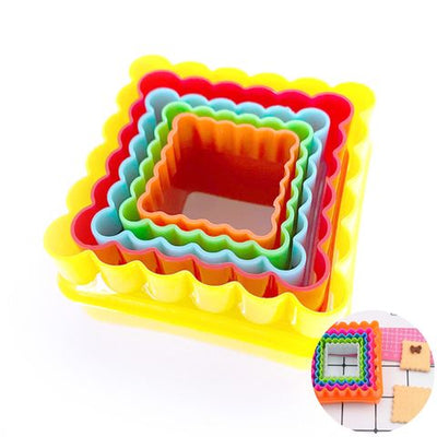 Square Cutters (set of 5) - Cupcake Sweeties