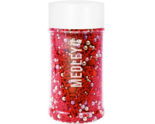 Strawberry Jam Sprinkle Medley (Go Bake) - 80G - Cupcake Sweeties