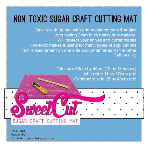 Sweet Cut - Self Healing Craft Mat - A3 size - Cupcake Sweeties