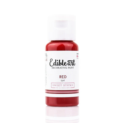 Sweet Sticks Edible Paint - Red - 15ml - Cupcake Sweeties