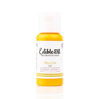 Sweet Sticks Edible Paint - Yellow - 15ml - Cupcake Sweeties