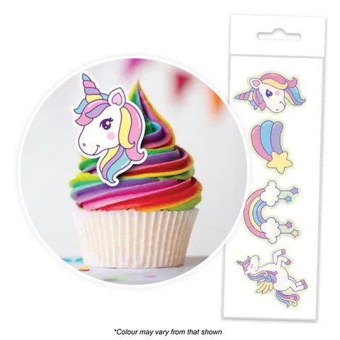 Wafer Cupcake Toppers - Unicorn (16) - Cupcake Sweeties
