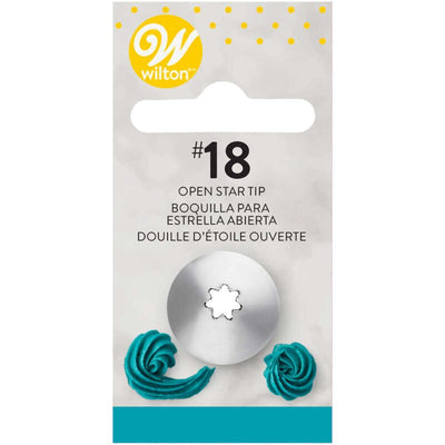 Wilton #18 Open Star Tip - Cupcake Sweeties