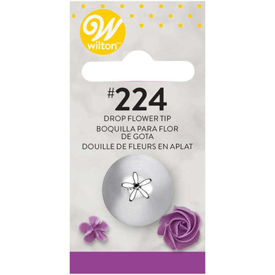 224 Piping Tip Drop Flower — Cupcake Sweeties1
