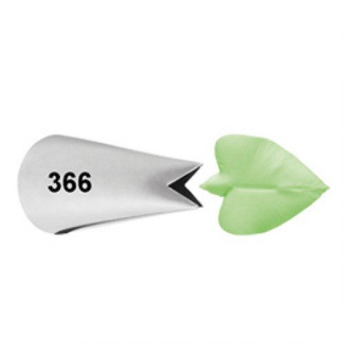 366 Piping Tip Leaf — Cupcake Sweeties